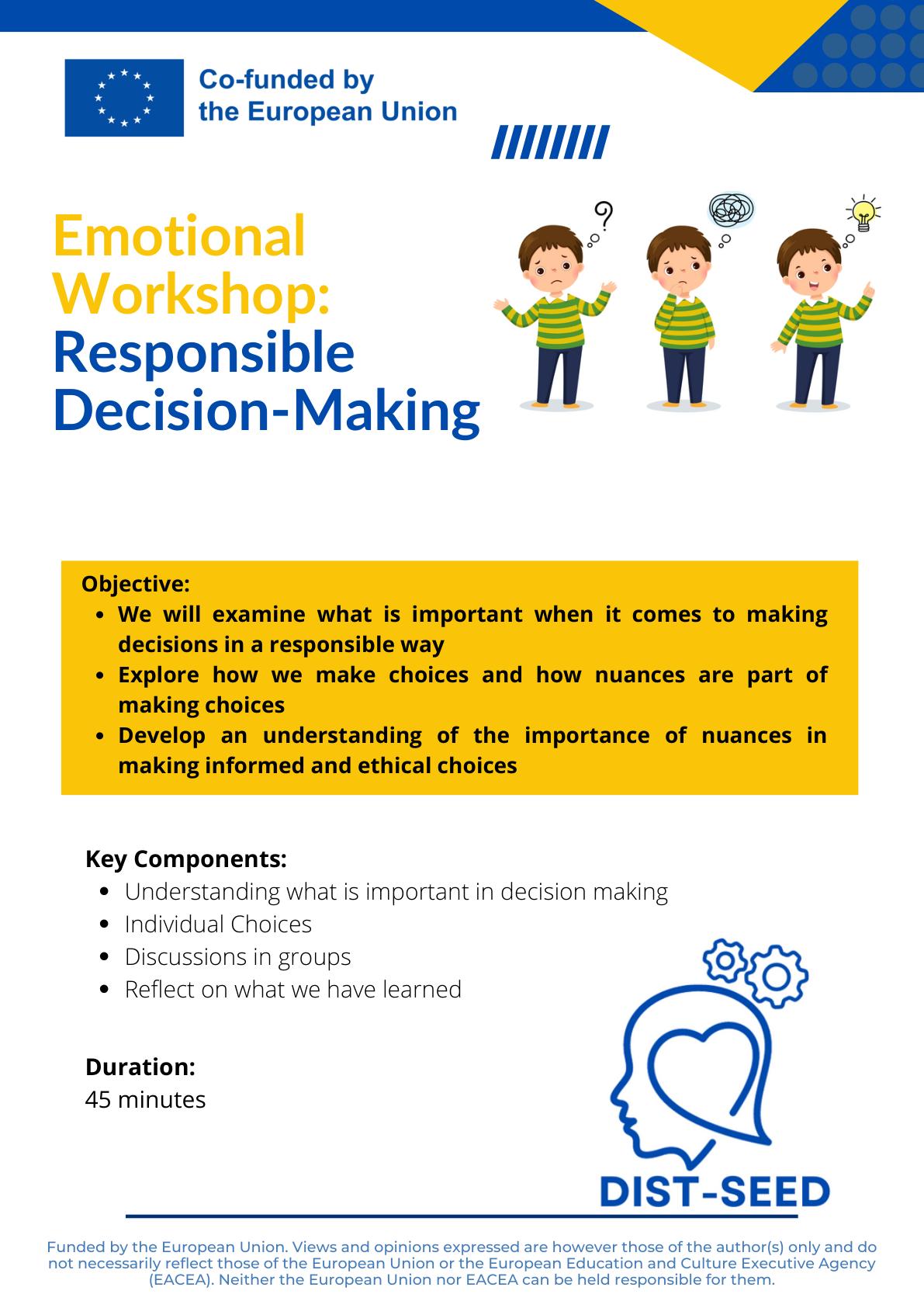 Lesson 3.1 Responsible decision-making