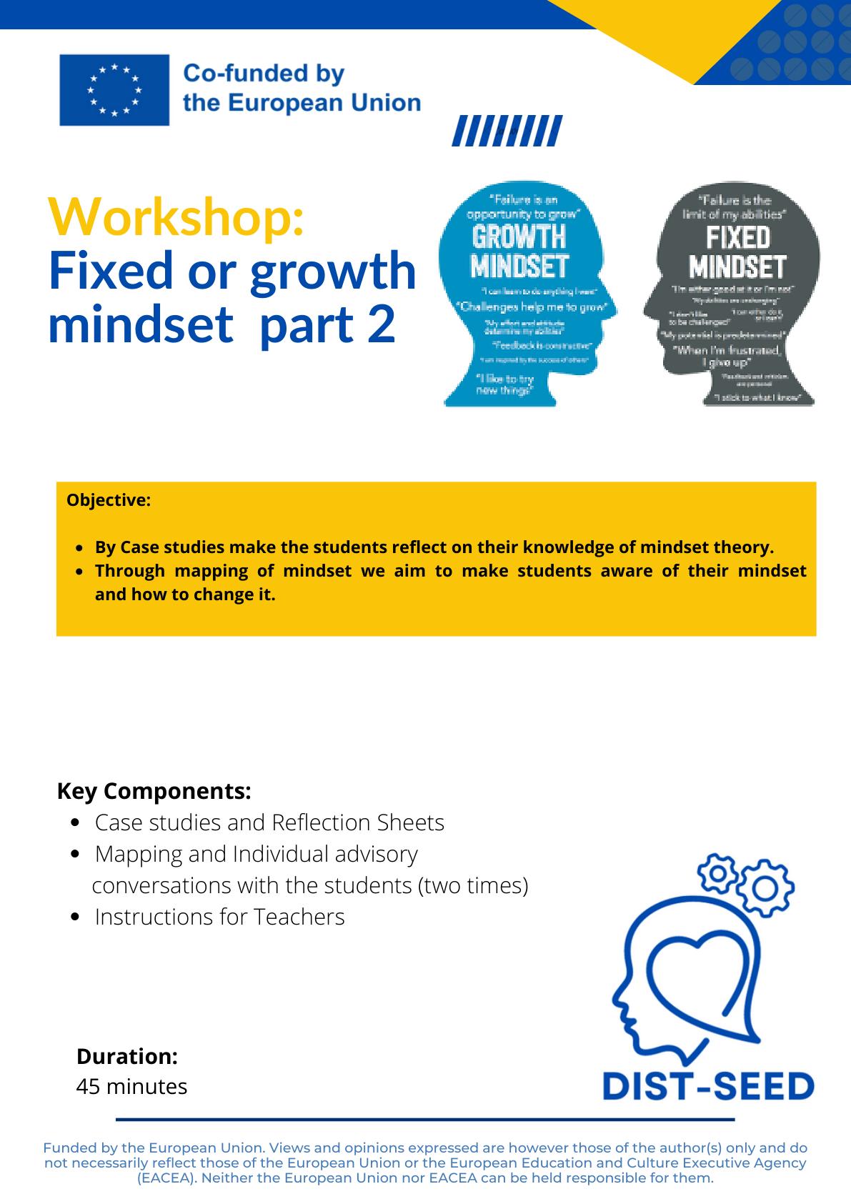 Lesson 3.3 Fixed and Growth Mindset mapping