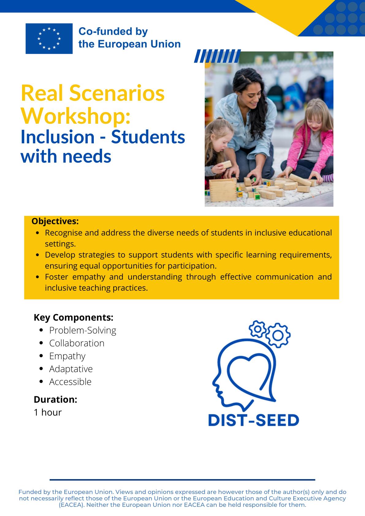 Lesson 7.1 Inclusion - Students with needs